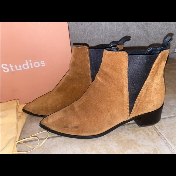 Acne Studios Jensen Suede Ankle Boots - Picture 2 of 13